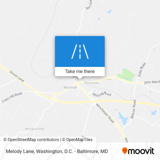 Melody Lane map