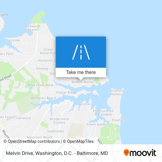 Melvin Drive map
