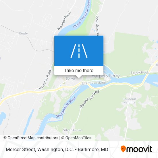 Mercer Street map