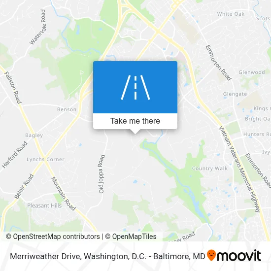 Merriweather Drive map
