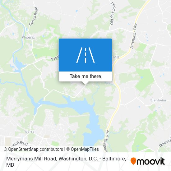 Mapa de Merrymans Mill Road