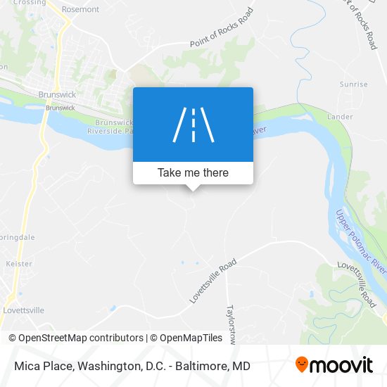 Mica Place map
