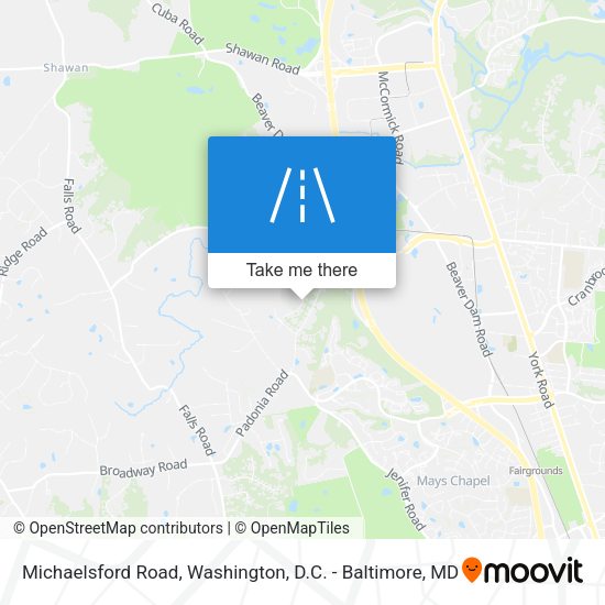 Mapa de Michaelsford Road