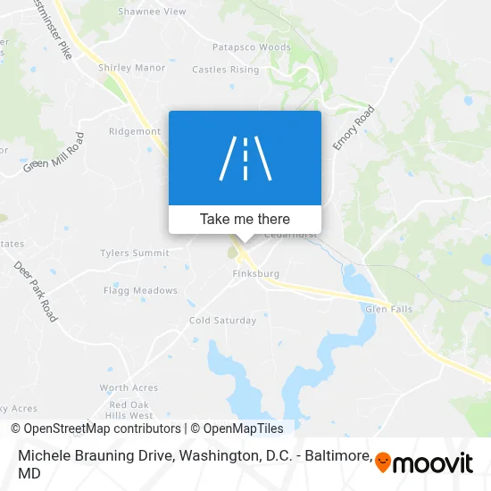 Michele Brauning Drive map