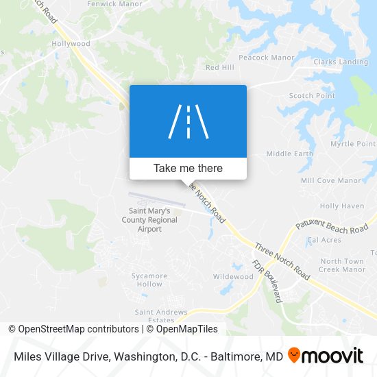 Mapa de Miles Village Drive