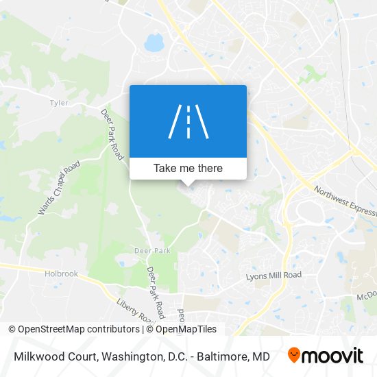 Milkwood Court map