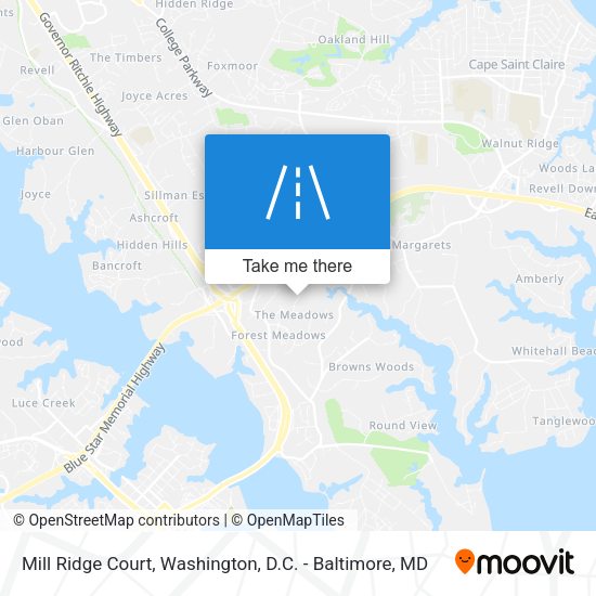 Mill Ridge Court map
