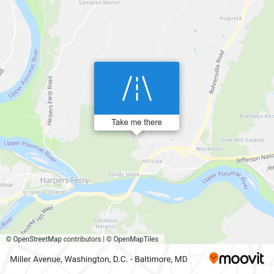 Mapa de Miller Avenue