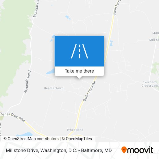 Millstone Drive map