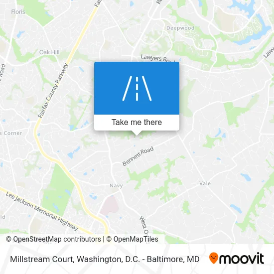 Millstream Court map