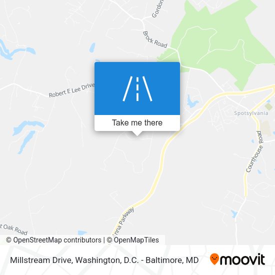 Mapa de Millstream Drive