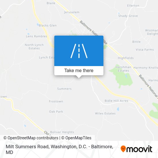 Mapa de Milt Summers Road