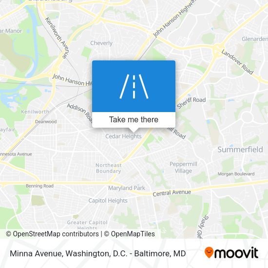 Minna Avenue map