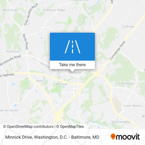 Minnick Drive map