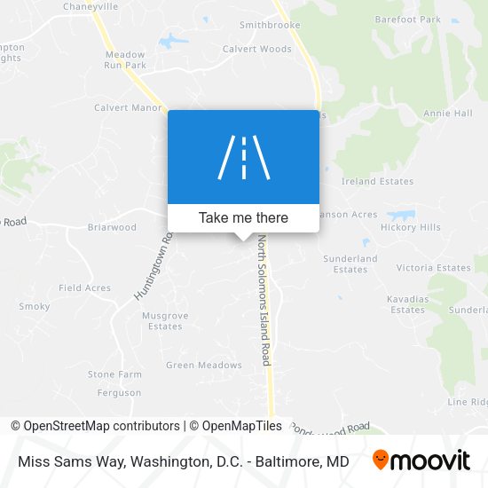 Mapa de Miss Sams Way