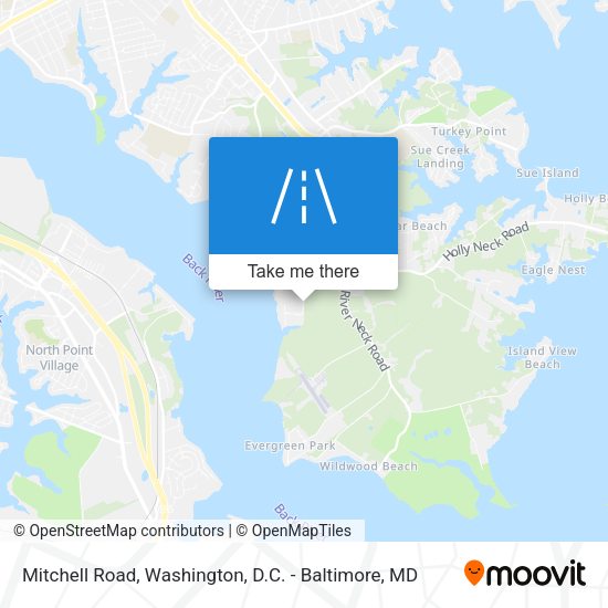 Mitchell Road map