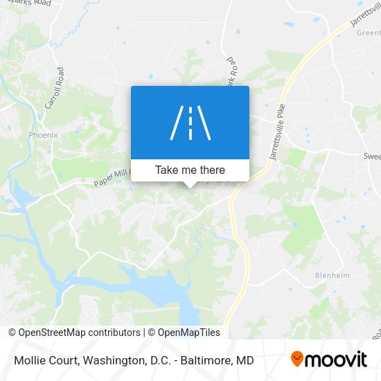 Mapa de Mollie Court