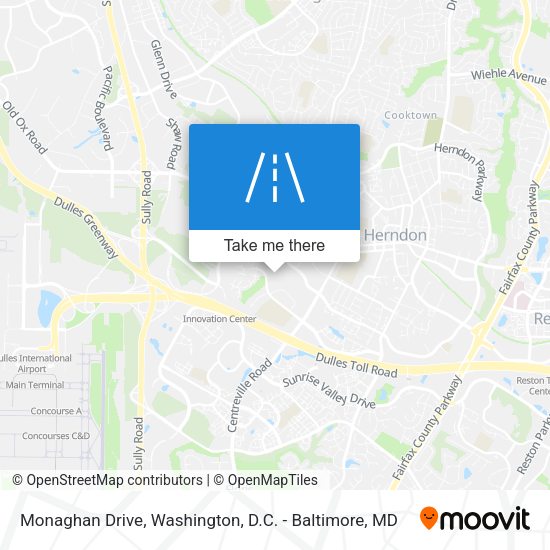 Monaghan Drive map