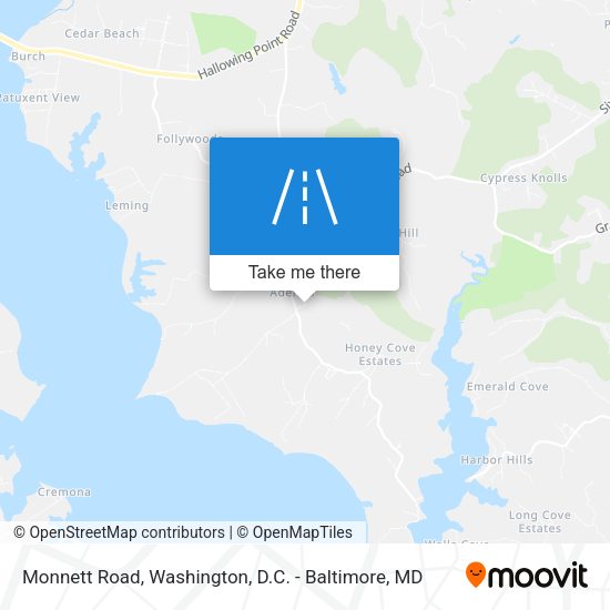Mapa de Monnett Road