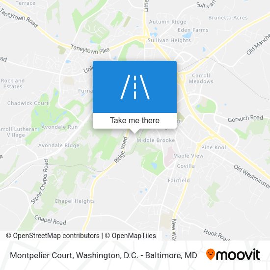 Montpelier Court map