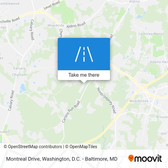 Mapa de Montreal Drive