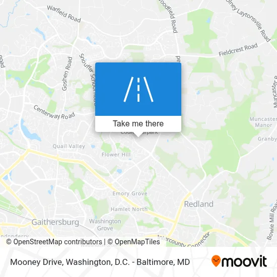 Mooney Drive map