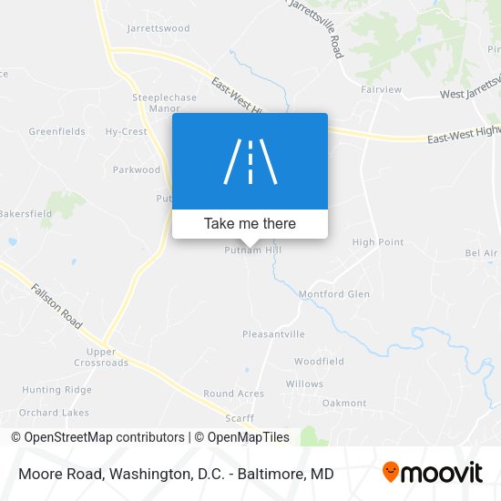 Moore Road map