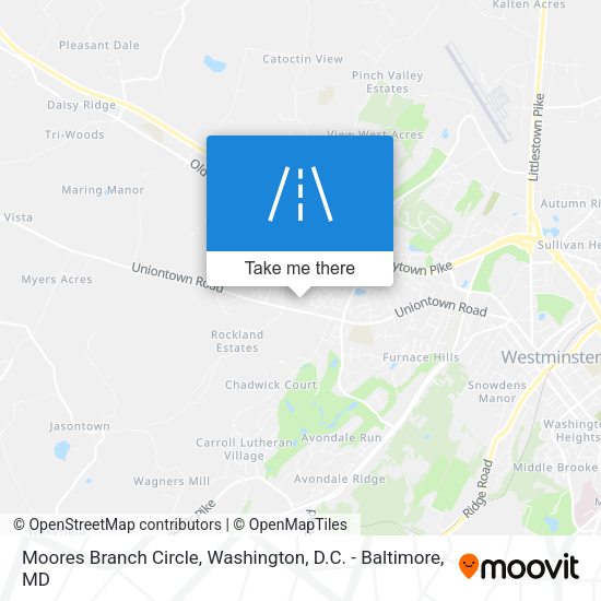 Mapa de Moores Branch Circle