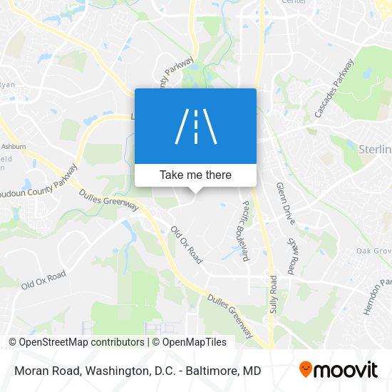 Mapa de Moran Road