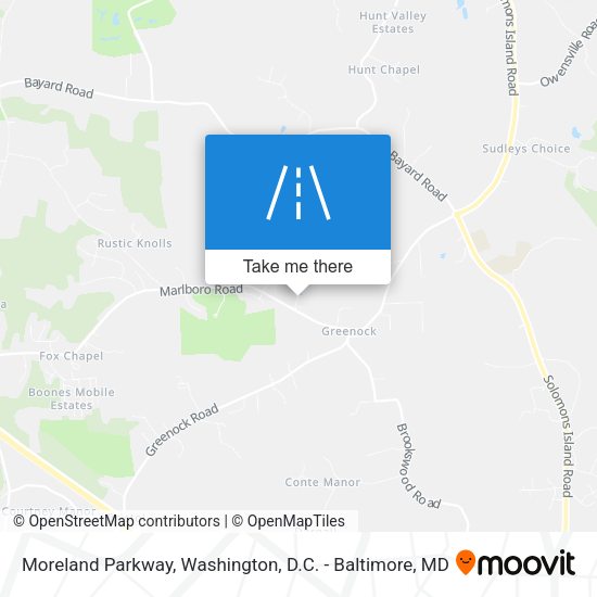 Moreland Parkway map
