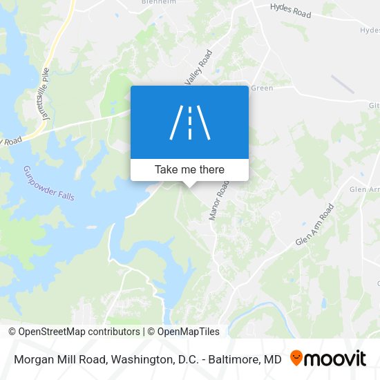 Mapa de Morgan Mill Road