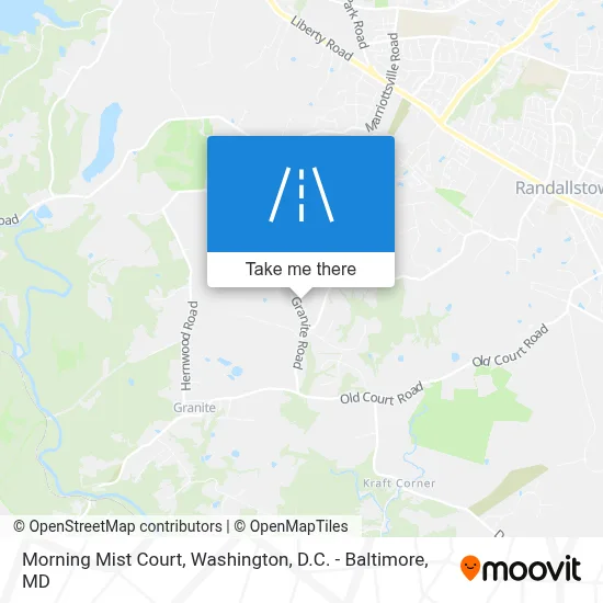 Morning Mist Court map
