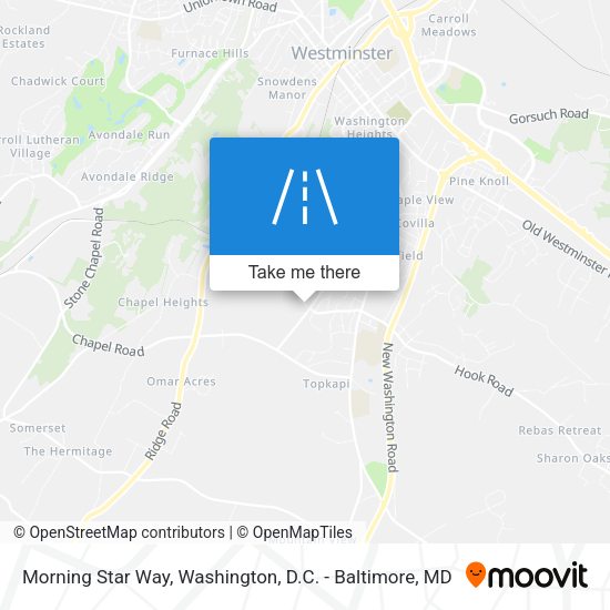 Morning Star Way map