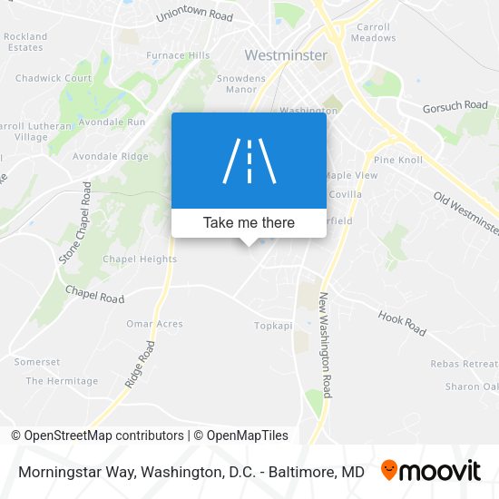 Morningstar Way map