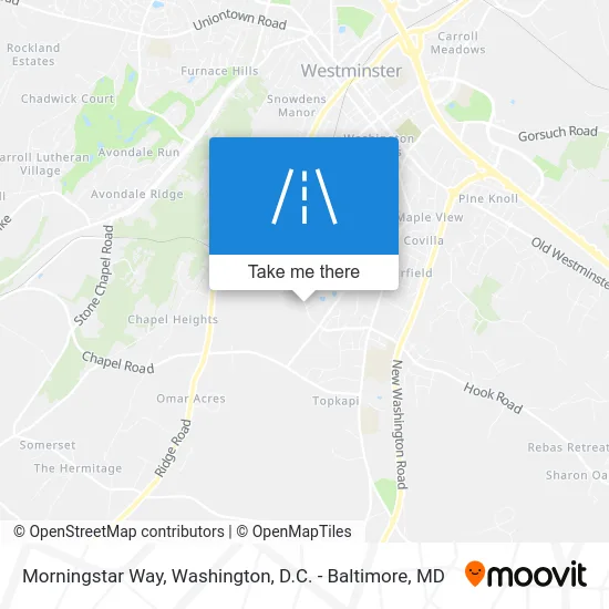 Morningstar Way map