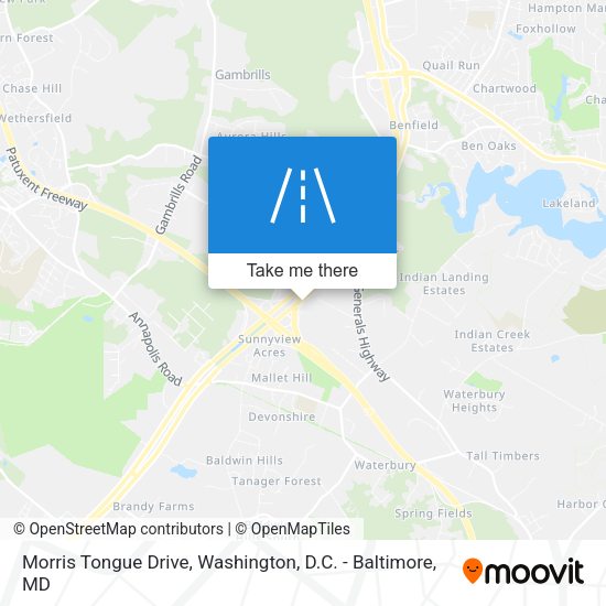 Morris Tongue Drive map