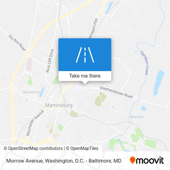 Morrow Avenue map