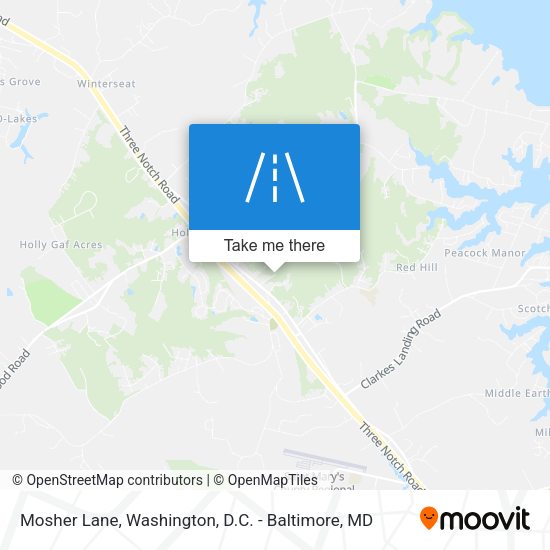 Mapa de Mosher Lane