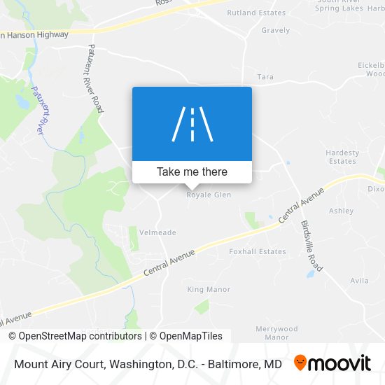Mapa de Mount Airy Court