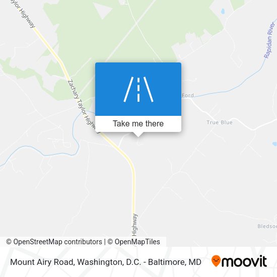 Mapa de Mount Airy Road