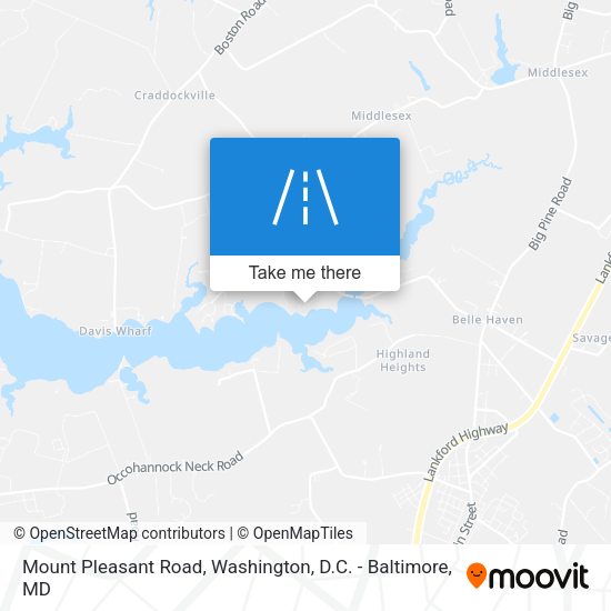Mapa de Mount Pleasant Road