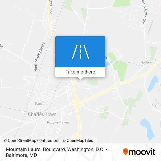 Mountain Laurel Boulevard map