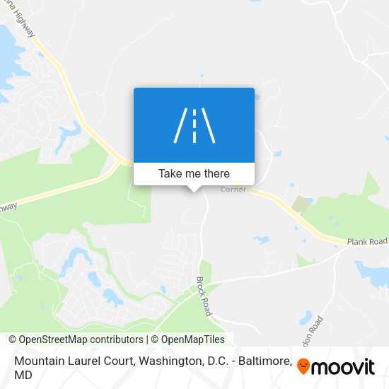 Mapa de Mountain Laurel Court