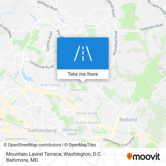 Mountain Laurel Terrace map