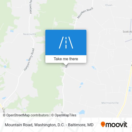 Mountain Road map