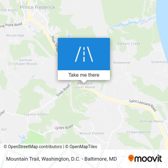 Mapa de Mountain Trail