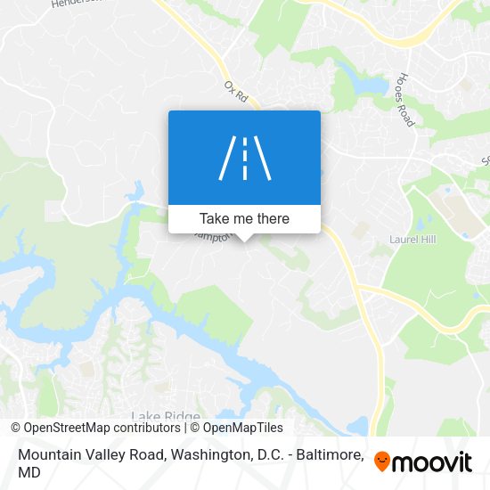 Mountain Valley Road map