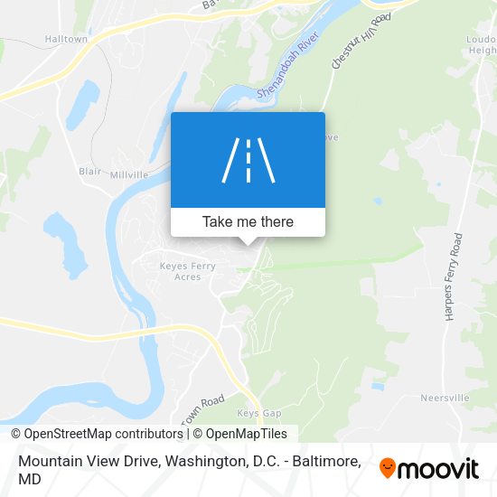Mapa de Mountain View Drive