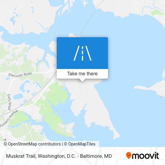 Muskrat Trail map
