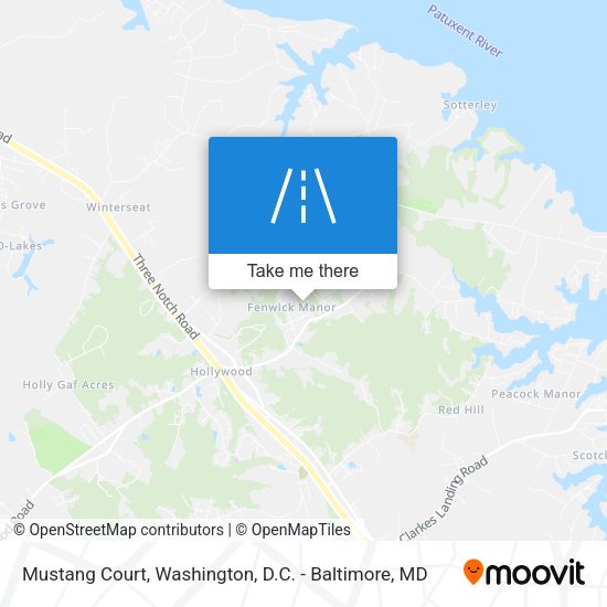 Mustang Court map